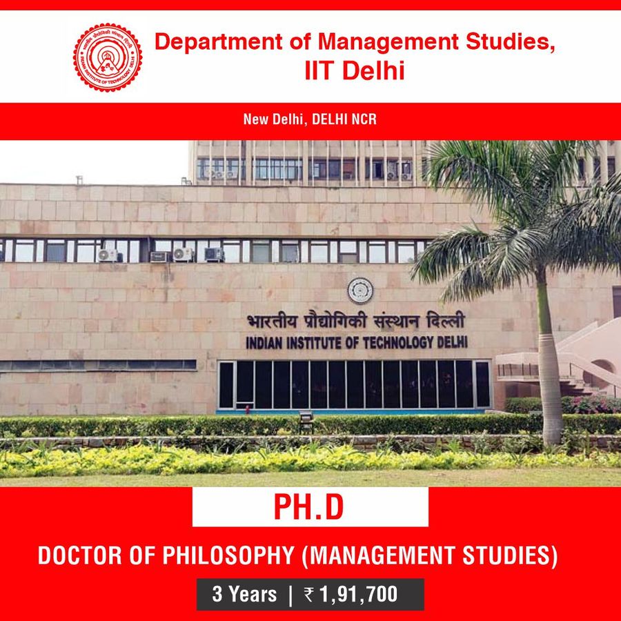 Department of Management Studies, Iit Delhi